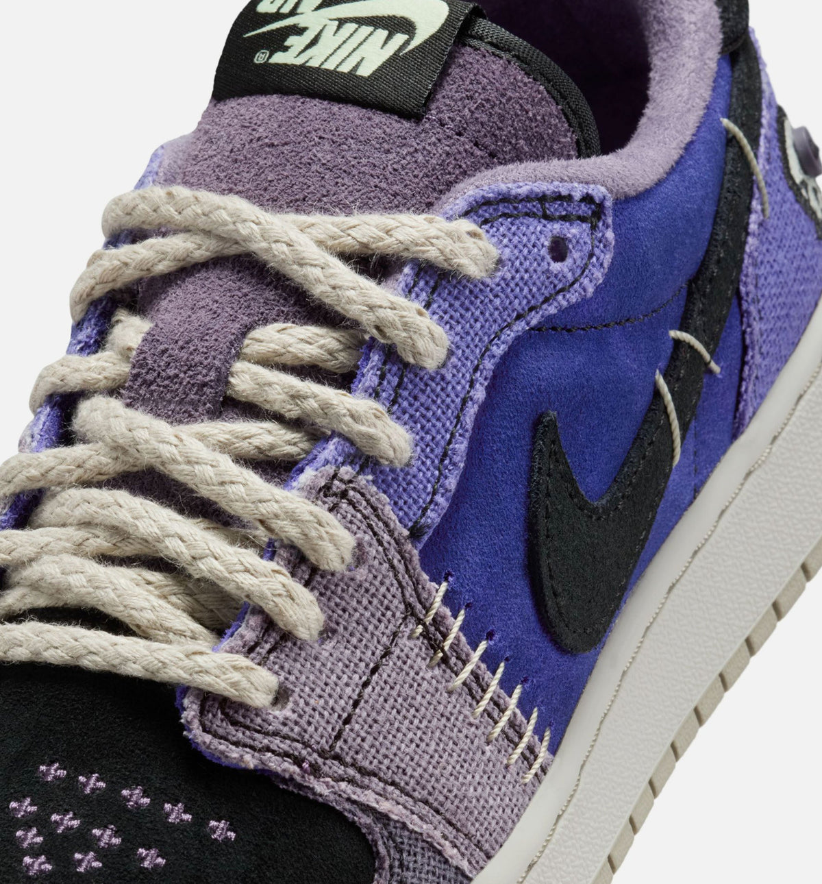 Air Jordan 1 Low OG Grade School Shoes - Regency Purple