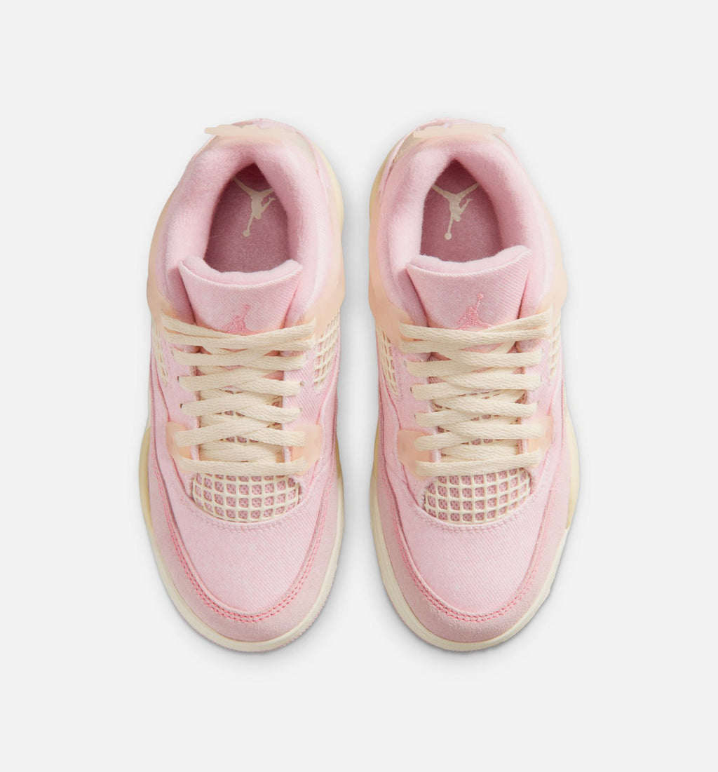 Air Jordan 4 Retro Pink Pearl and Iced Carmine Preschool Shoes - Pearl Pink/Iced Carmine/Coconut Milk
