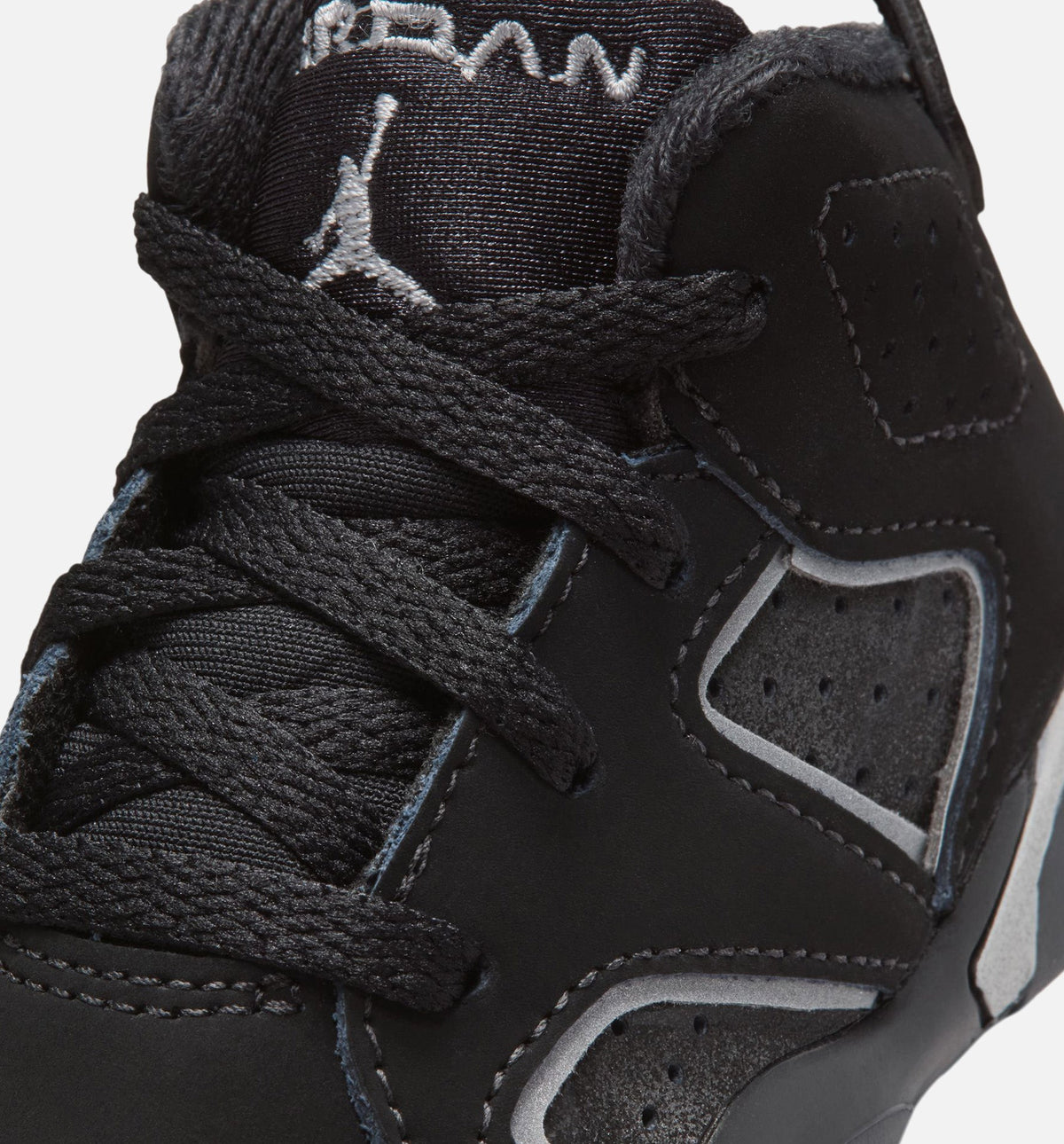 Air Jordan 6 Cap & Gown Infant & Toddler Shoes - Black/Reflective Silver/Black