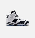 Air Jordan 6 Retro Black and White Grade School Shoes - Black/White