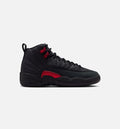 Air Jordan 12 Retro Bloodline Grade School Shoes - Black/Varsity Red