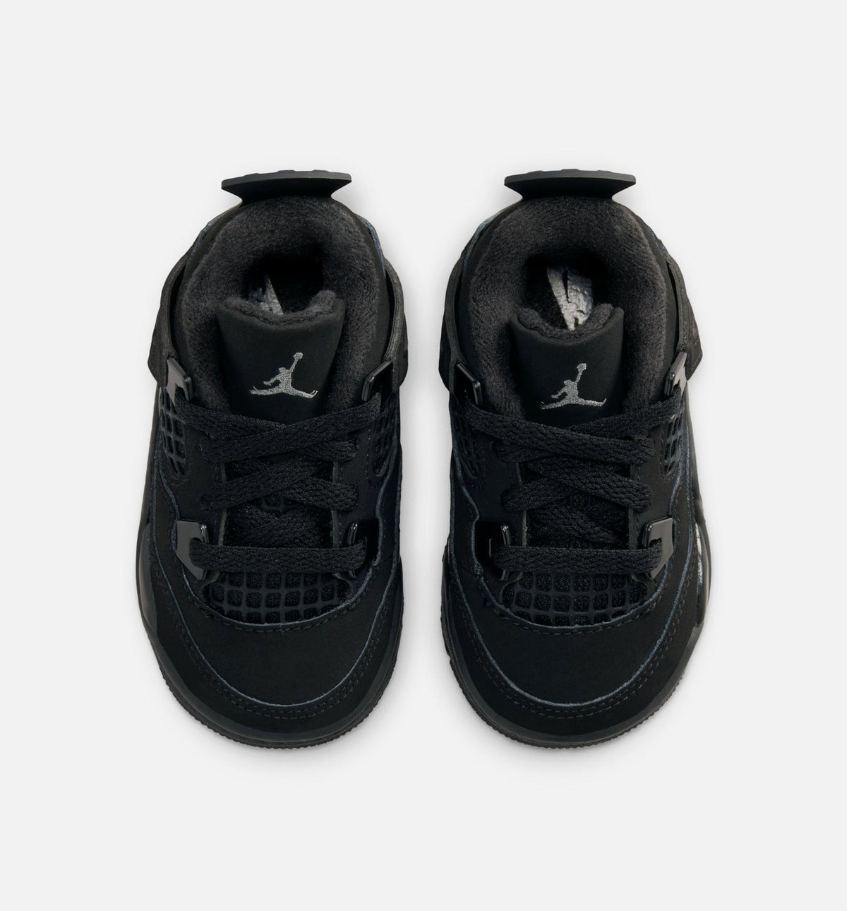 Air Jordan 4 Retro Black Cat Infant & Toddler Shoes - Black/Black/Light Graphite