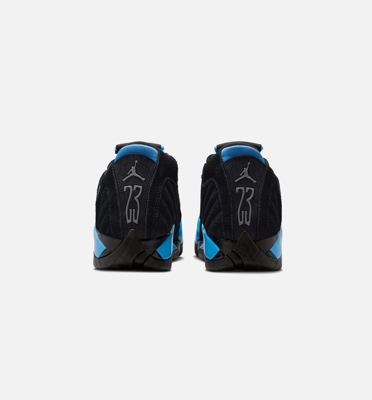 Air Jordan 14 Retro Black University Blue Grade School Shoes - Black/White/University Blue