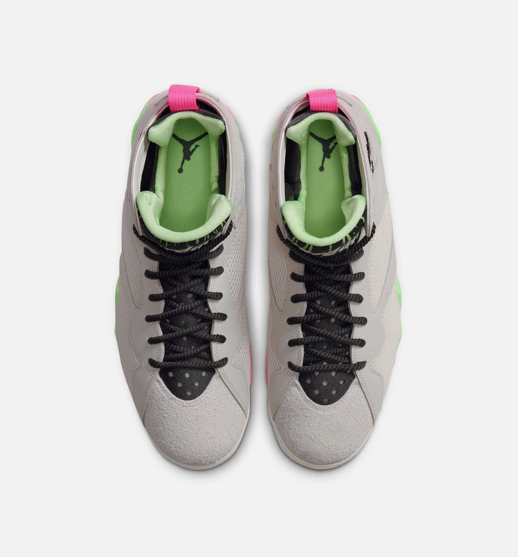 Air Jordan 7 Retro Tennis Day Men's Shoes - Phantom/Lime Blast/Pink Blast/Anthracite