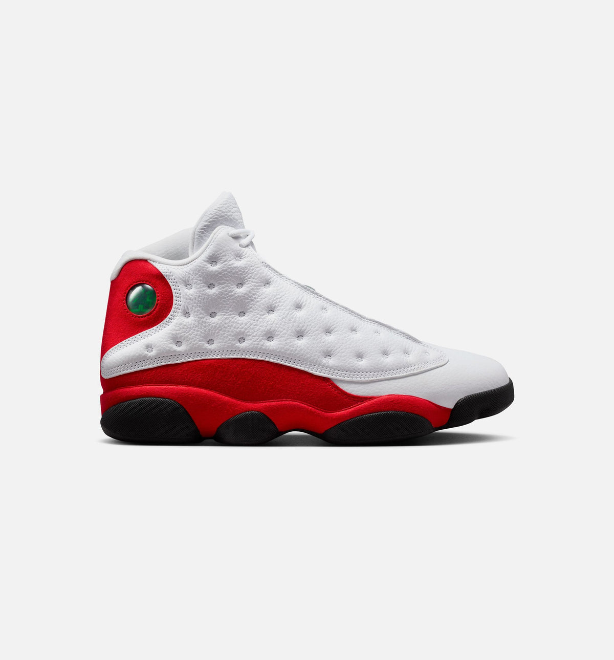 Air Jordan 13 Retro White and University Red Men's Shoes - White/Black/True Red