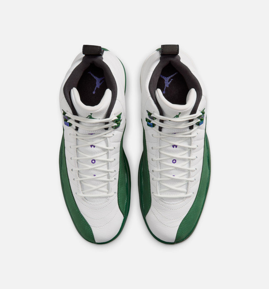 Air Jordan 12 Retro “Idols Become Rivals” Men's Shoes - Summit White / Gorge Green / Fierce Purple