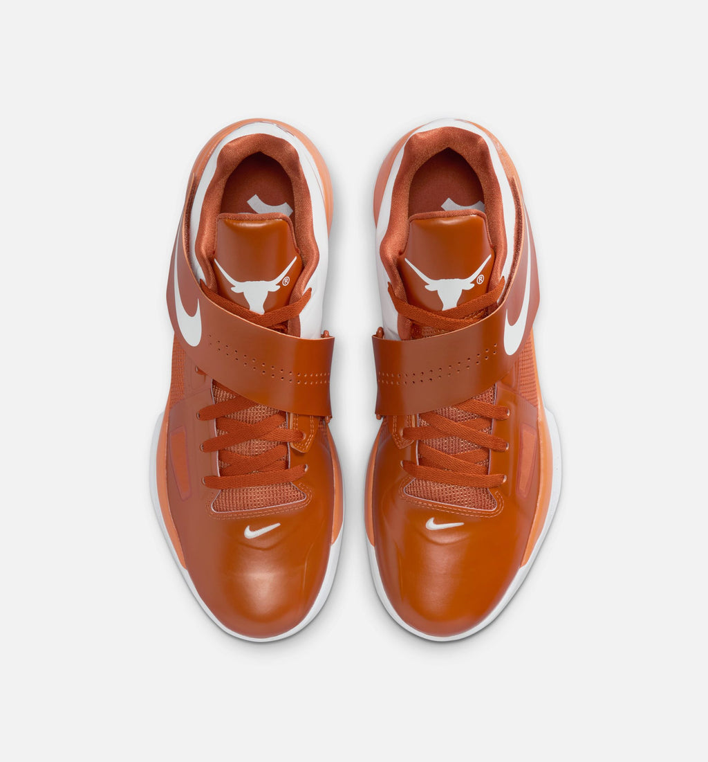 Zoom KD 4 Texas Longhorns Men's Basketball Shoes - Desert Orange/White