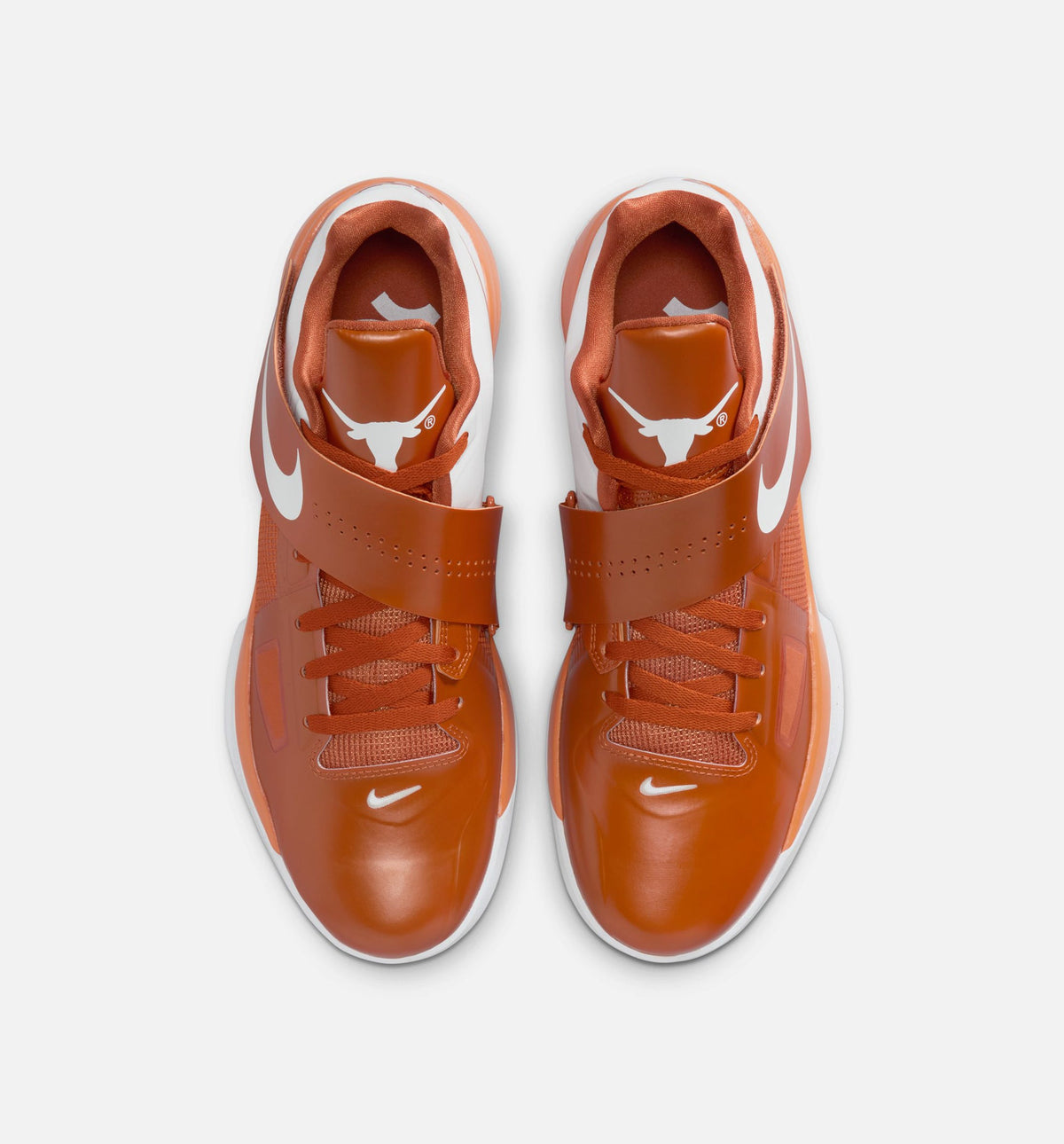 Zoom KD 4 Texas Longhorns Men's Basketball Shoes - Desert Orange/White