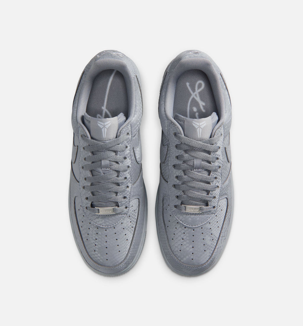 Kobe Air Force 1 Low Cool Grey Men's Shoes - Cool Grey/Wolf Grey