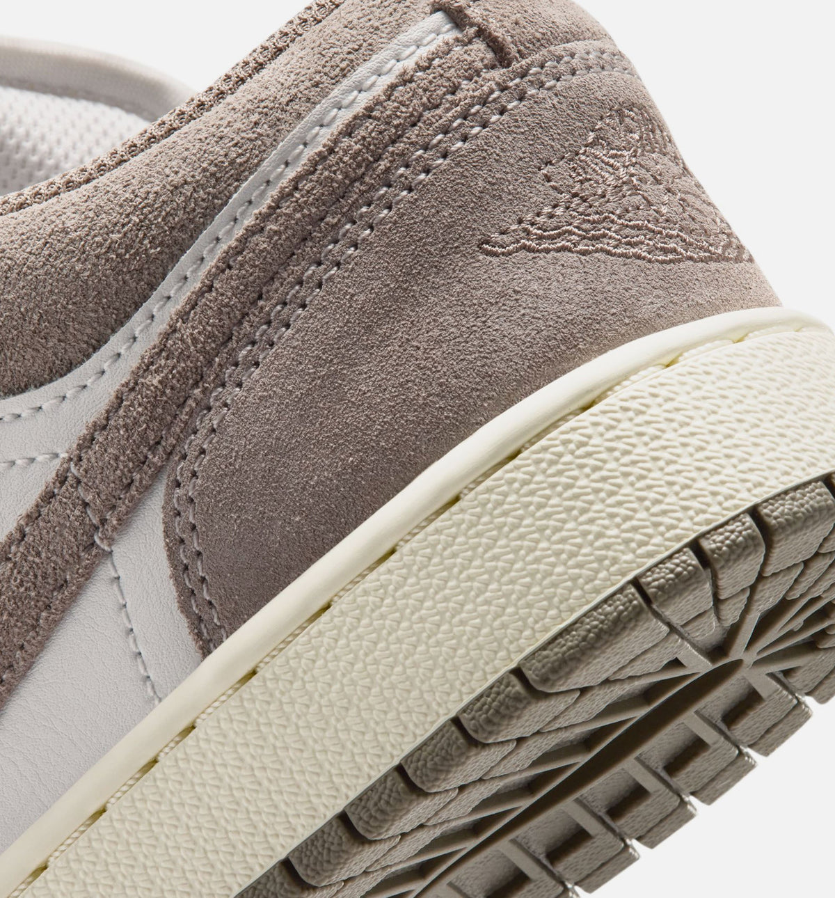Air Jordan 1 Low Grade School Shoes - Olive Grey