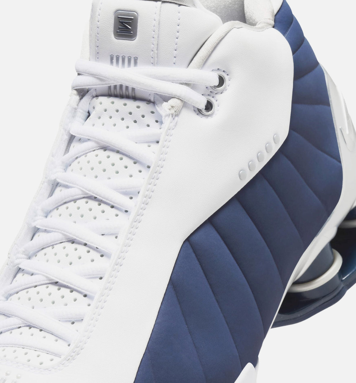Shox BB4 Olympic Men's Shoes - White/Midnight Navy/Metallic Silver