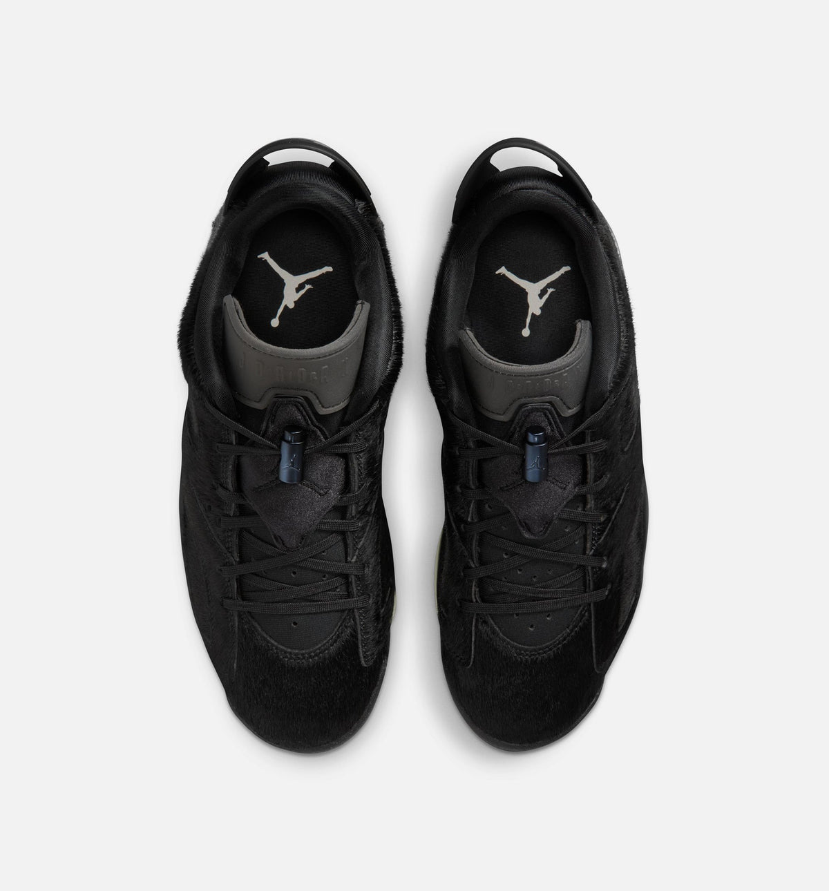 Air Jordan 6 Retro Low Blackout Women's Shoes - Black/Black