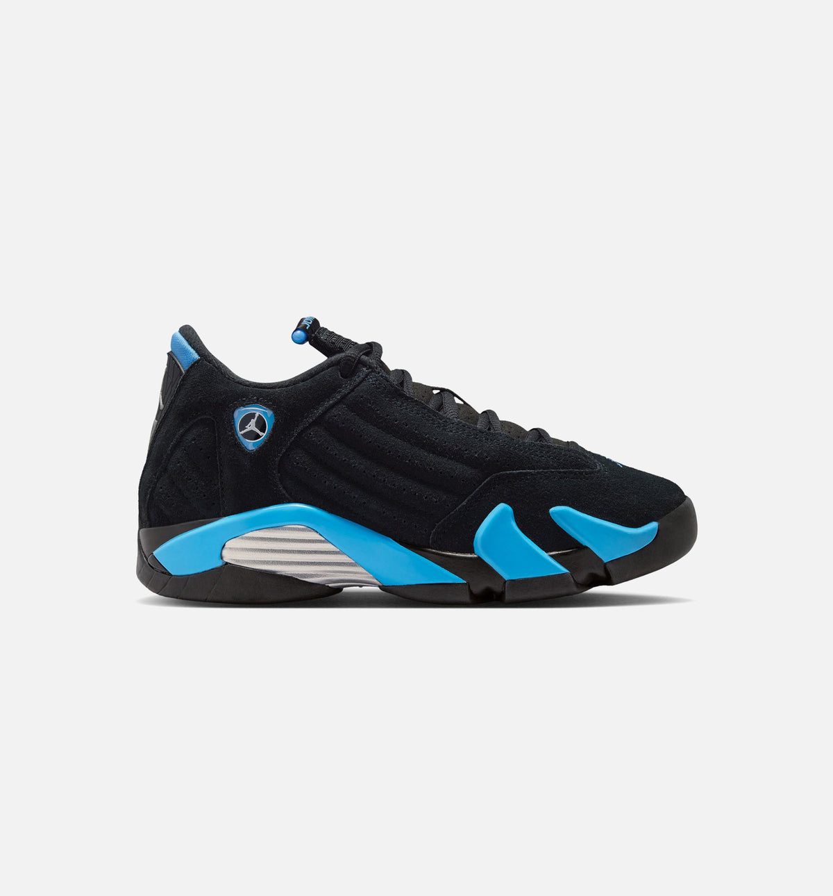 Air Jordan 14 Retro Black University Blue Grade School Shoes - Black/White/University Blue