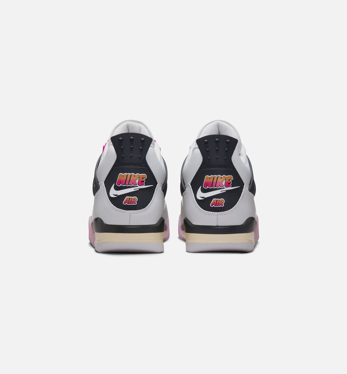 Air Jordan 4 Retro Comic Men's Shoes - Off White/Fire Pink/Anthracite