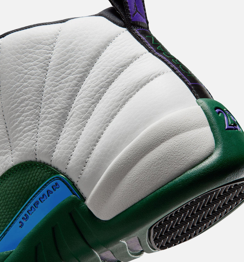 Air Jordan 12 Retro “Idols Become Rivals” Men's Shoes - Summit White / Gorge Green / Fierce Purple