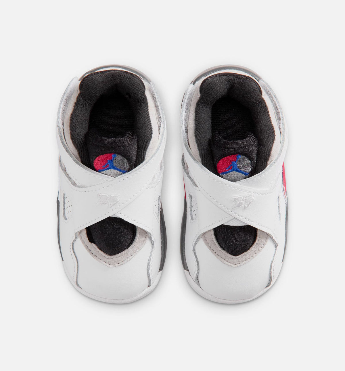 Air Jordan 8 Retro White and True Red Infant & Toddler Shoes - White/Black/True Red