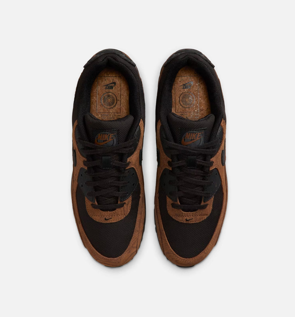 Air Max 90 Premium Men's Shoes - Light British Tan/Velvet Brown/Black