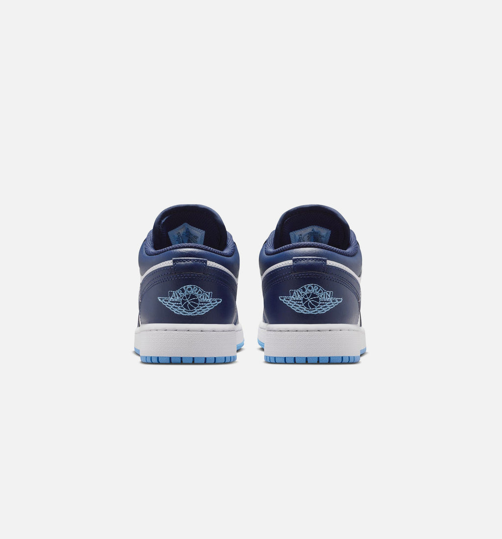 Air Jordan 1 Low Grade School Shoes - Midnight Navy