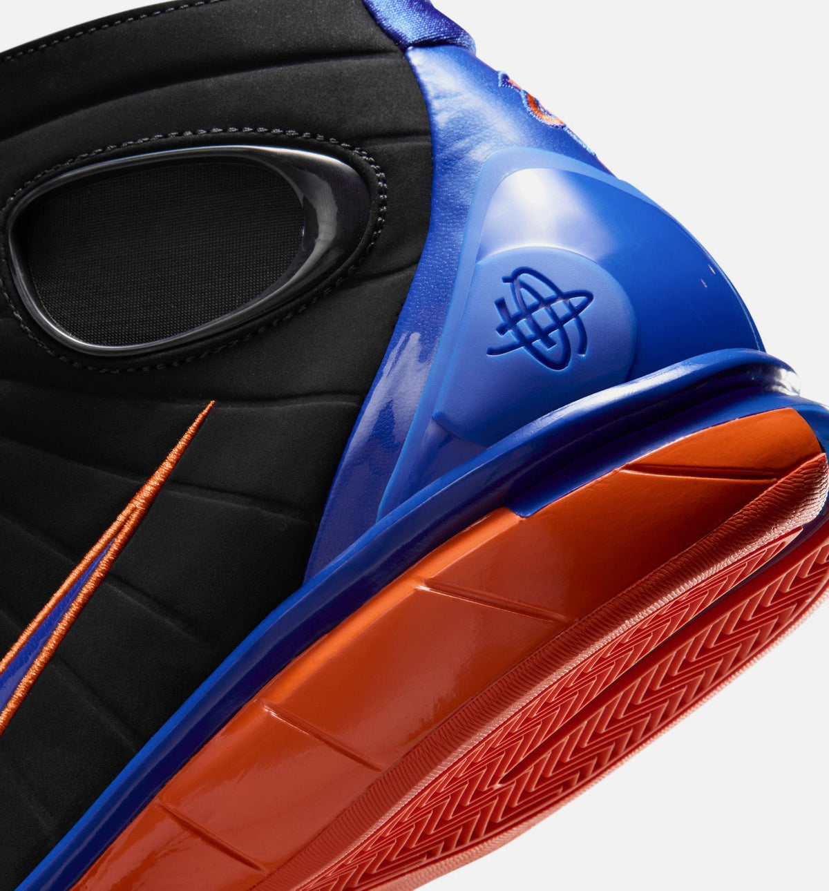 Air Zoom Huarache 2K4 Penny Hardaway Men's Basketball Shoes - Black / Varsity Royal / Safety Orange
