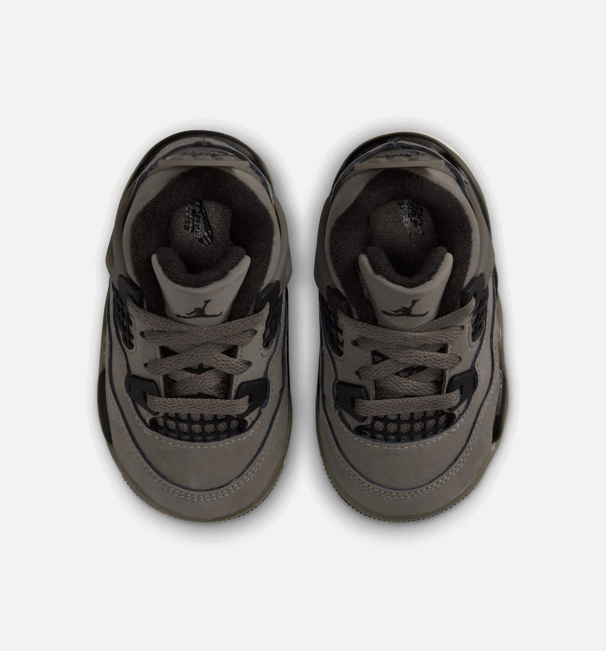 Air Jordan 4 Retro Cave Stone and Black Infant & Toddler Shoes - Cave Stone/Black/Moon Particle
