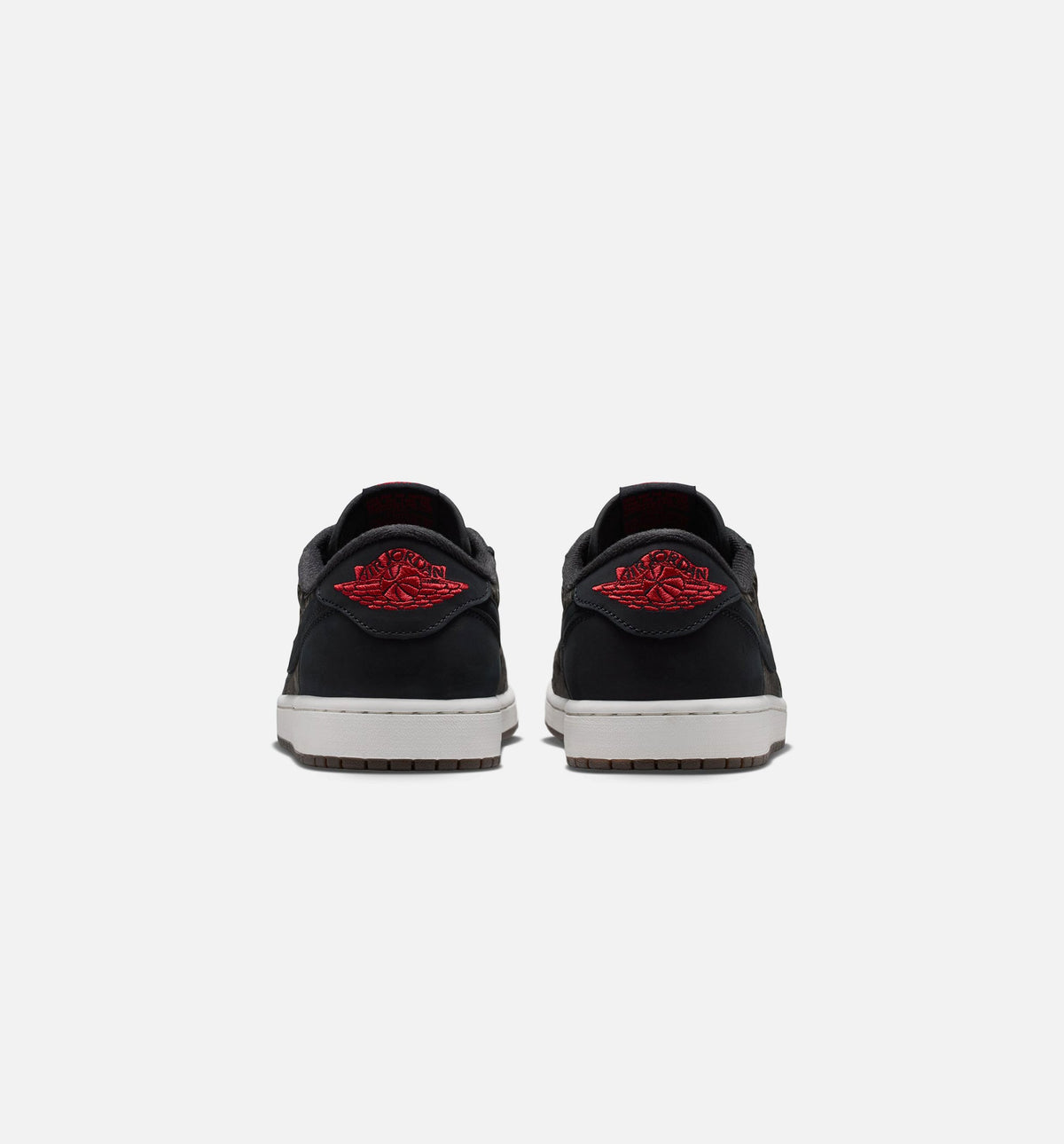 Air Jordan 1 Retro Low OG Laser Black and Varsity Red Men's Shoes - Black/Varsity Red/Summit White