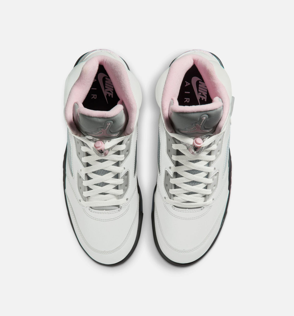 Air Jordan 5 Retro Medium Soft Pink Men's Shoes - White/Soft Pink/Black