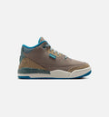 Air Jordan 3 Retro Olive Grey Preschool Shoes - Olive Grey/Green Abyss/Khaki/Sea Glass
