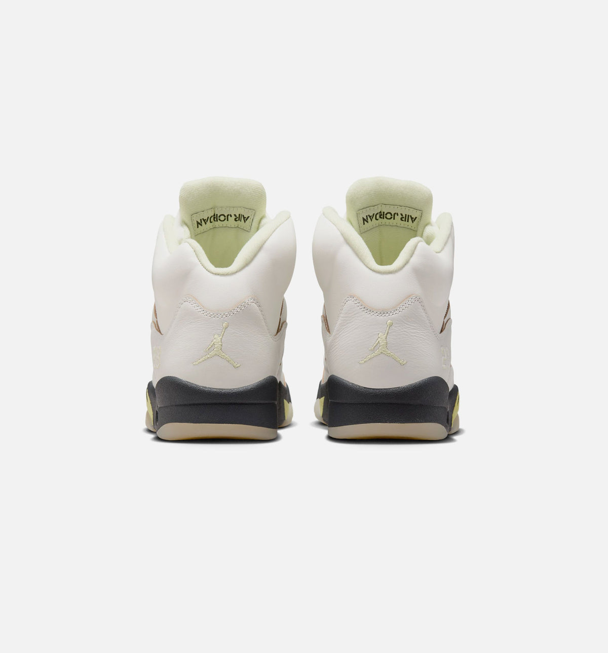 Air Jordan 5 Retro Luminous Green and Sail Women's Shoes - Sail/Luminous Green/Anthracite