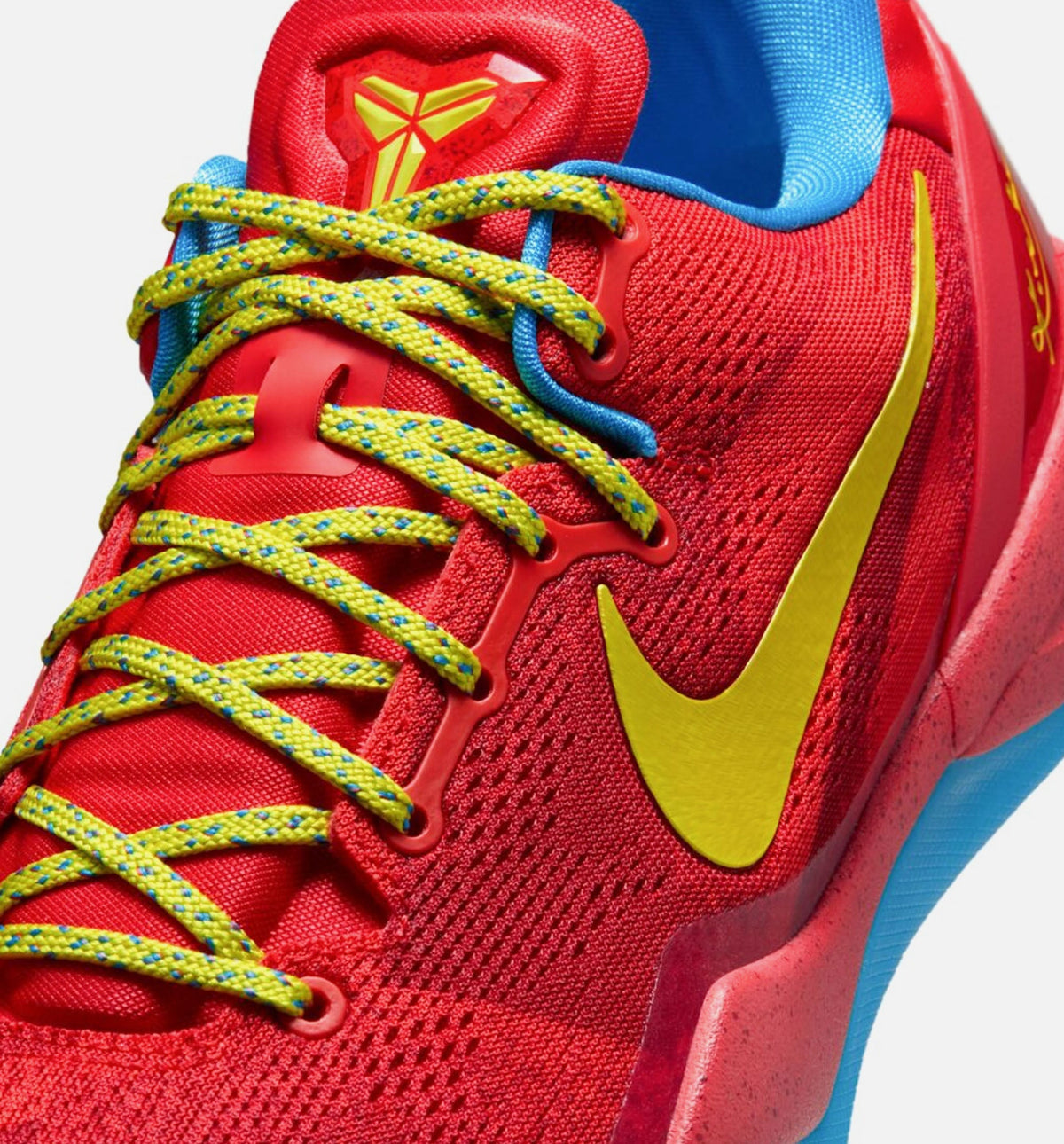 Kobe VIII Protro Year of the Horse Men's Shoes - Light Crimson/Vivid Blue/Bright Citron