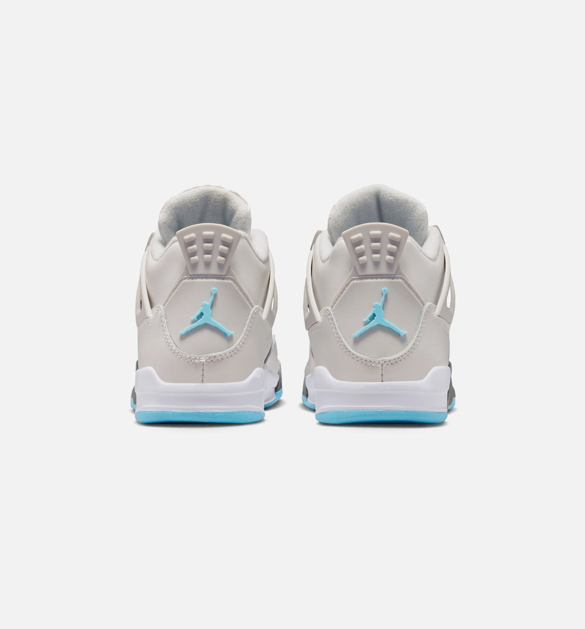 Air Jordan 4 Retro Blue Chill Preschool Shoes - Photon Dust/Blue Chill/Flat Pewter/White/Blue Tint