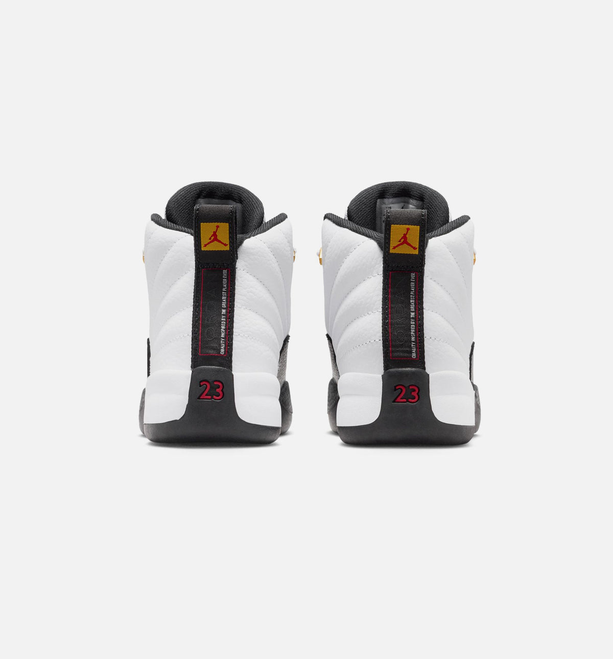 Air Jordan 12 Retro Taxi Infant & Toddler Shoes - White/Black/Taxi