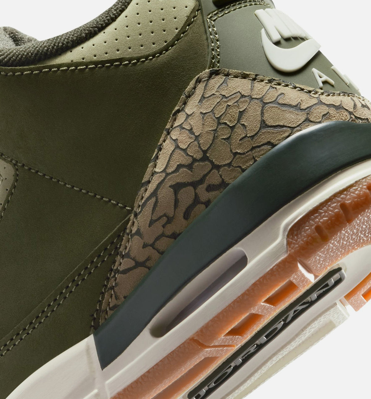 Air Jordan 3 Retro Medium Olive Grade School Shoes - Medium Olive/Sequoia/Neutral Olive/Sail