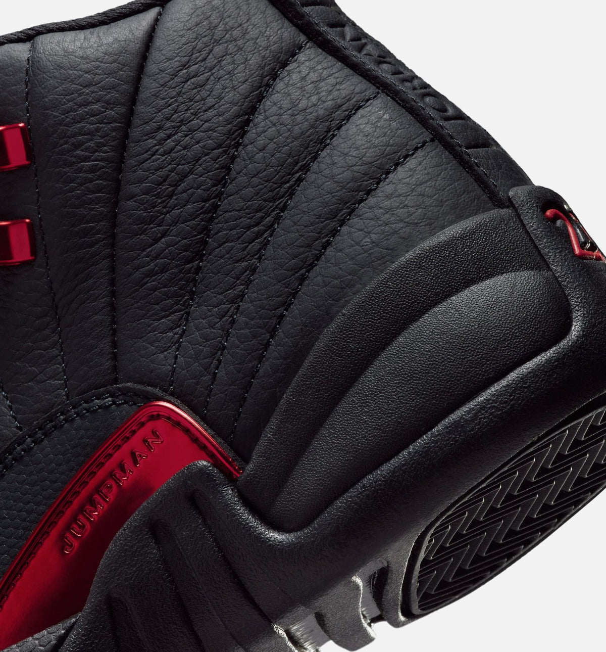 Air Jordan 12 Retro Bloodline Grade School Shoes - Black/Varsity Red