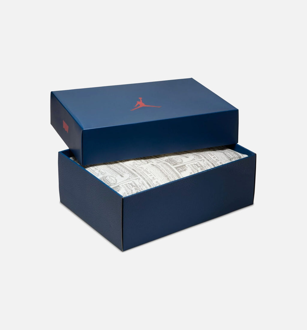 Air Jordan 3 x Levi's Indigo and Gym Red Men's Shoes - Denim/Black/Sail