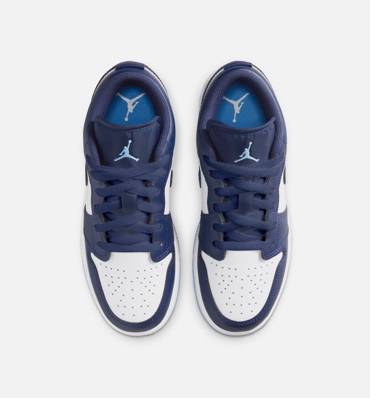 Air Jordan 1 Low Grade School Shoes - Midnight Navy