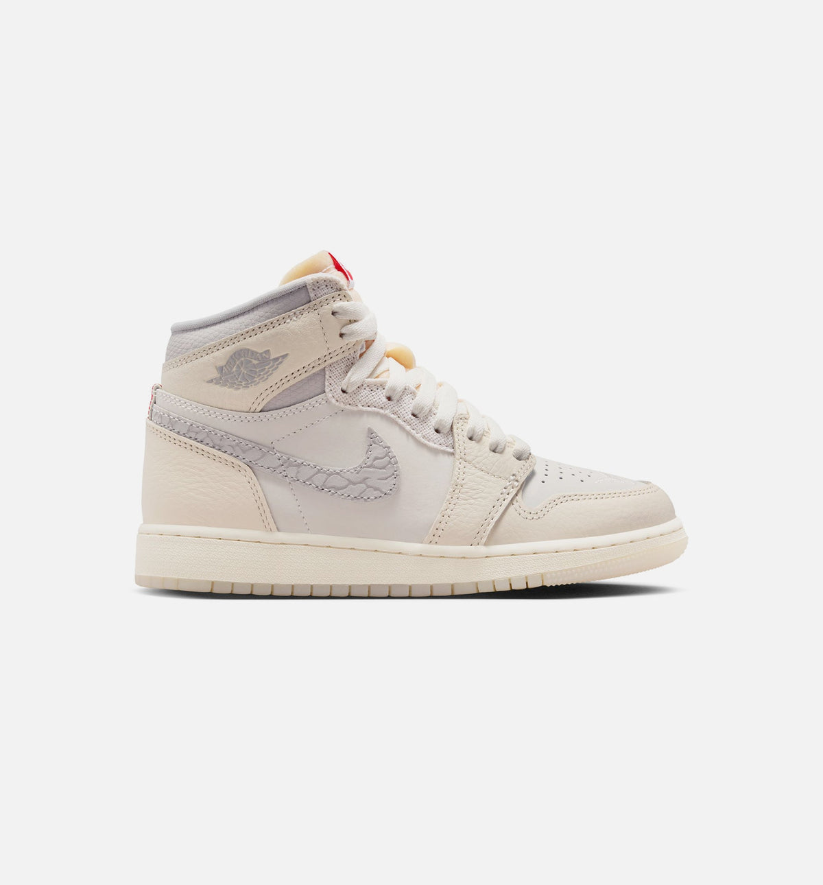 Air Jordan 1 Retro High OG Grade School Shoes - Sail/University Red/Pale Ivory/Coconut Milk/Phantom