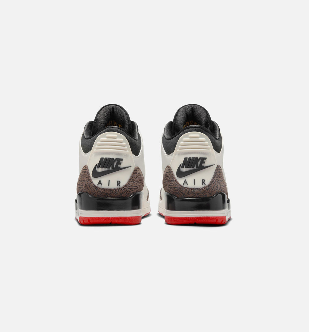 Air Jordan 3 Retro Sail and University Red Men's Shoes - Sail/Black/University Red/Pale Ivory