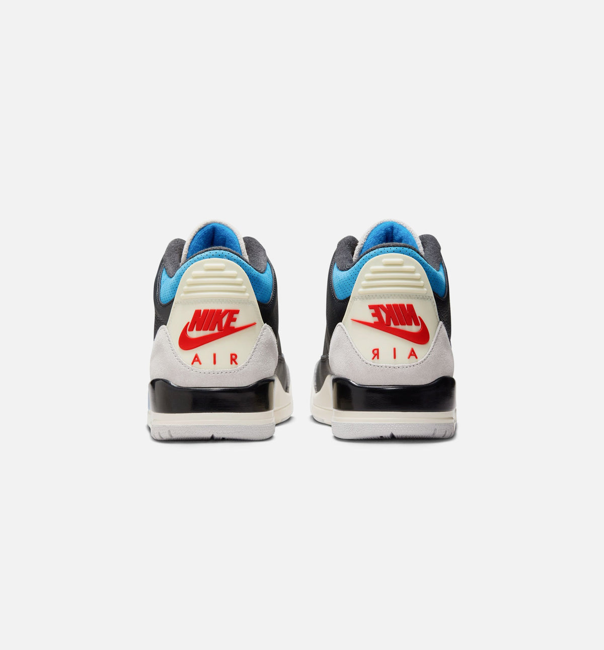 Air Jordan 3 Retro OG Rare Air Men's Shoes - Black/Chile Red/Neutral Grey