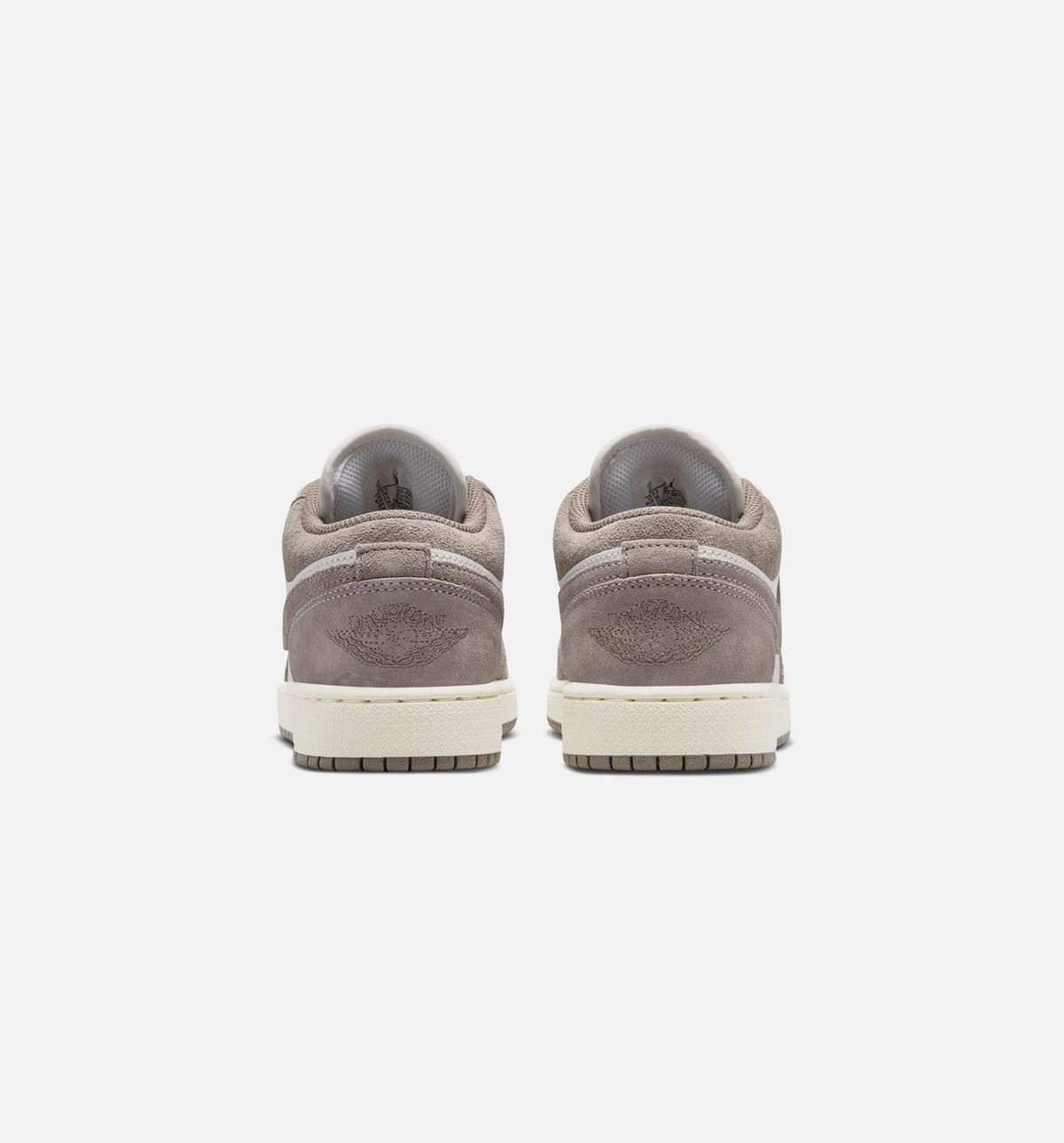 Air Jordan 1 Low Grade School Shoes - Olive Grey