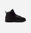 Air Jordan 12 Retro Bloodline Preschool Shoes - Black/Varsity Red