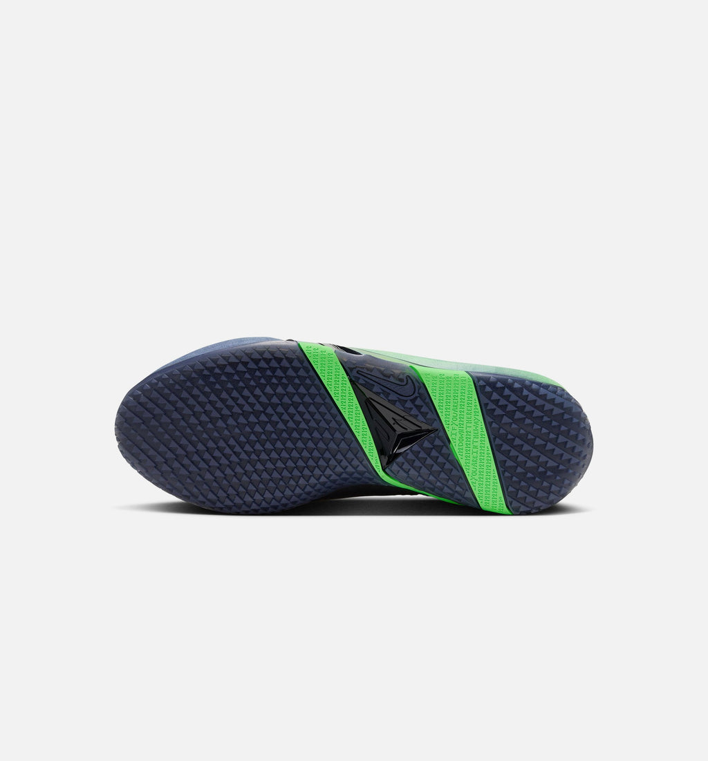 Ja 4 Nightmare Men's Shoes - Obsidian/Black/Voltage Green/Metallic Silver