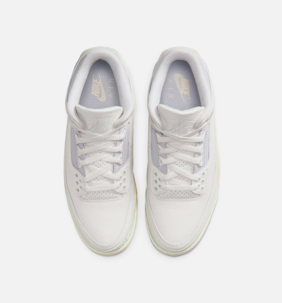 Air Jordan 3 Retro Sail and Jade Aura Men's Shoes - Sail/Jade Aura/Aura/Iced Carmine
