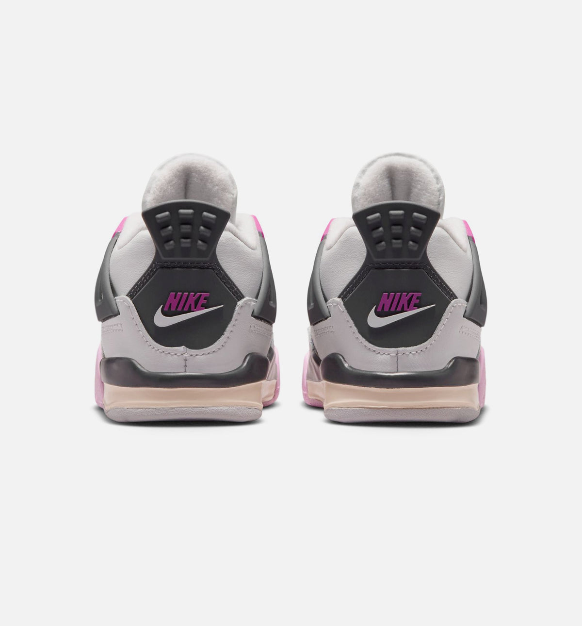 Air Jordan 4 Retro Comic Infant & Toddler Shoes - Off White/Fire Pink/Anthracite