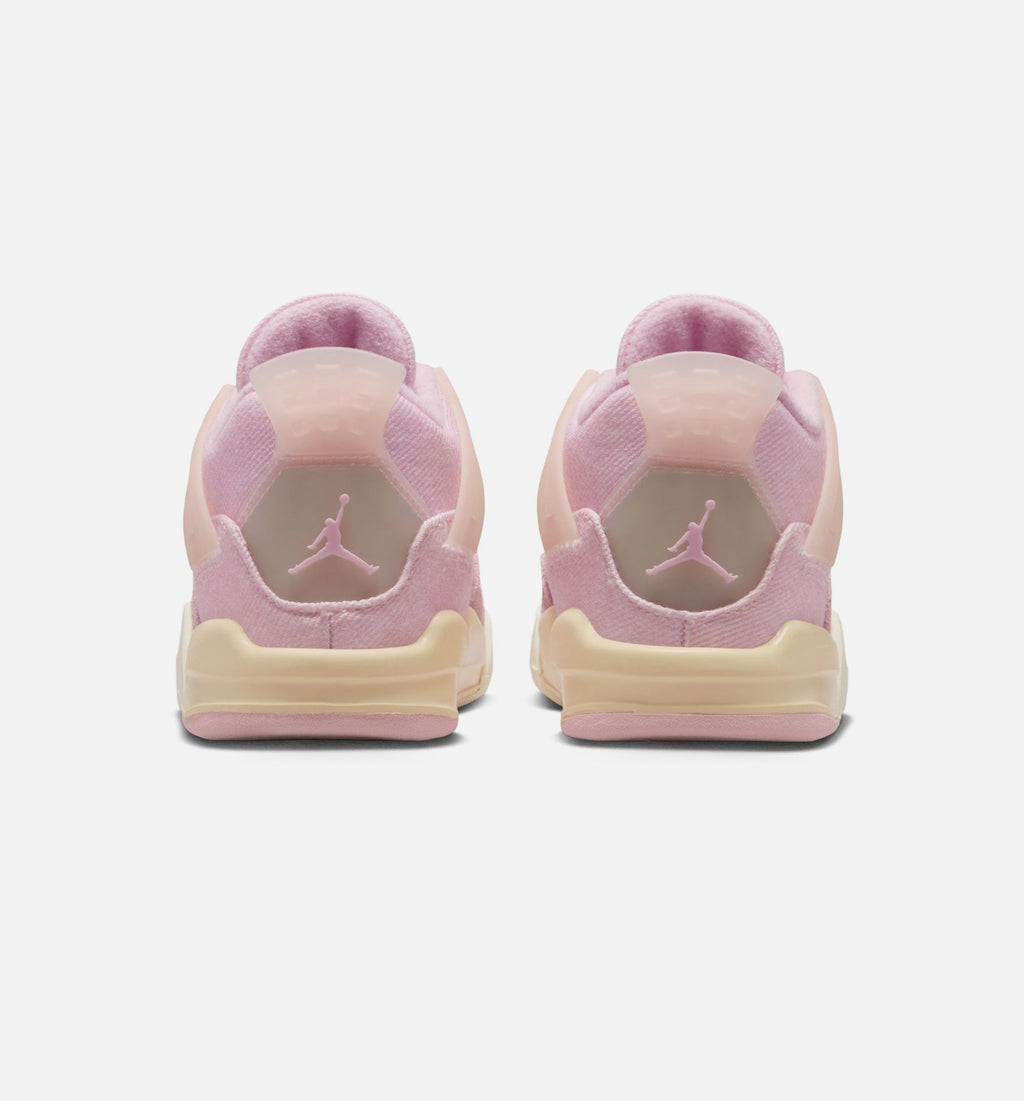 Air Jordan 4 Retro Pink Pearl and Iced Carmine Infant & Toddler Shoes - Iced Carmine/Iced Carmine/Coconut Milk/Anthracite/Muslin/Pinksicle