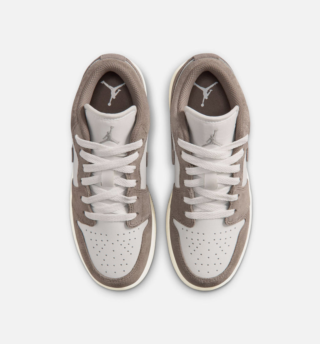 Air Jordan 1 Low Grade School Shoes - Olive Grey