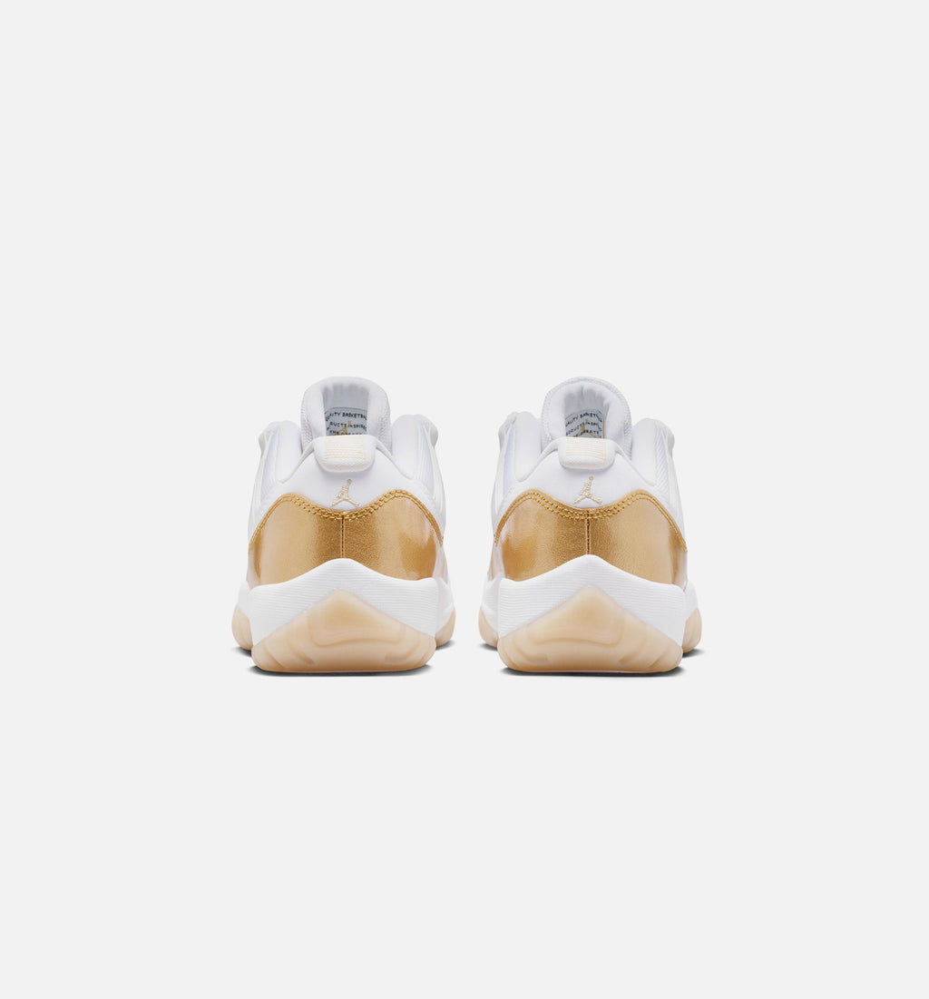 Air Jordan 11 Retro Low Mother's Day Women's Shoes - White/Metallic Gold/Team Gold