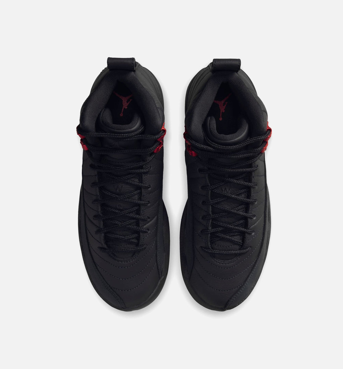 Air Jordan 12 Retro Bloodline Grade School Shoes - Black/Varsity Red