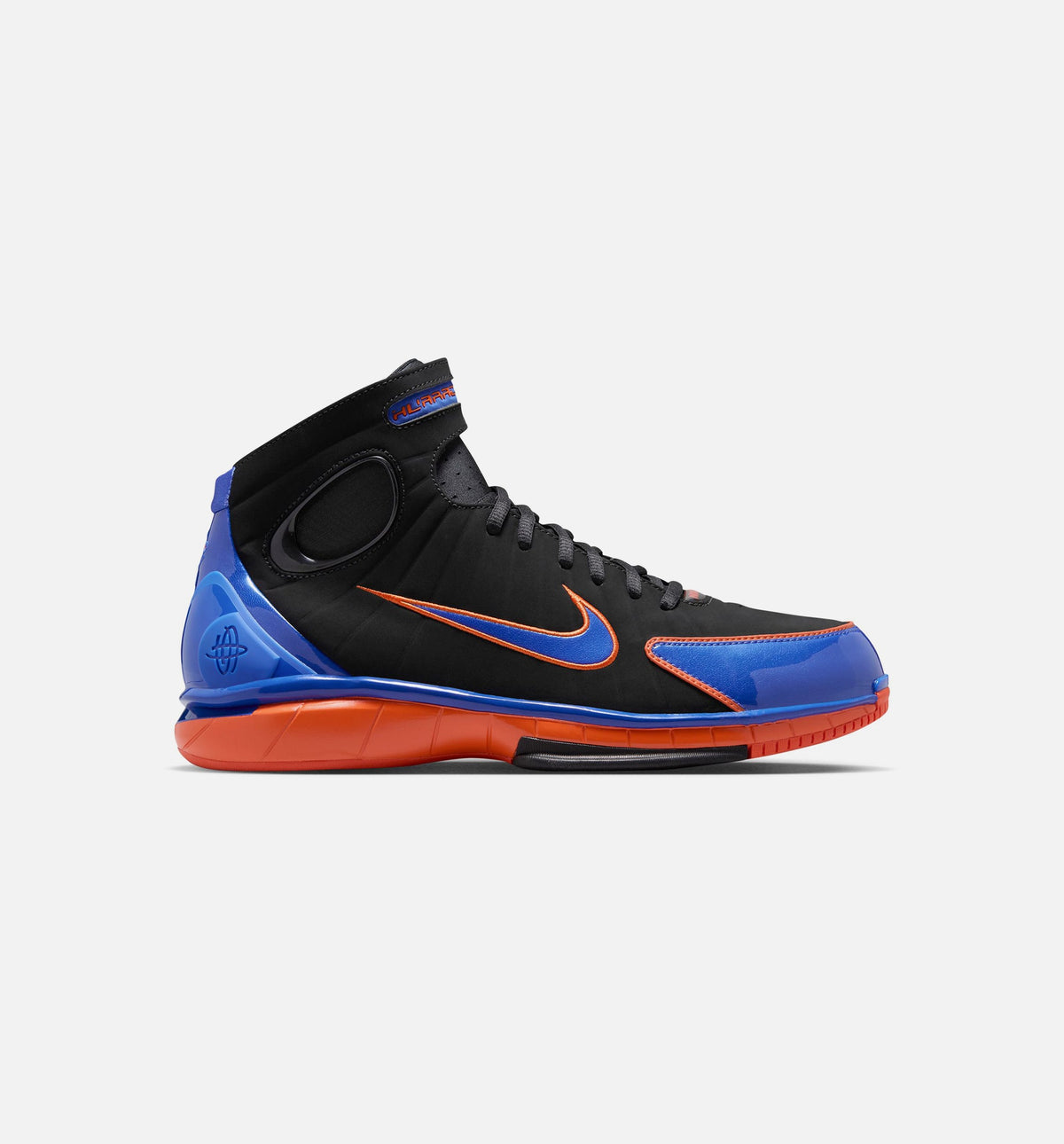 Air Zoom Huarache 2K4 Penny Hardaway Men's Basketball Shoes - Black / Varsity Royal / Safety Orange