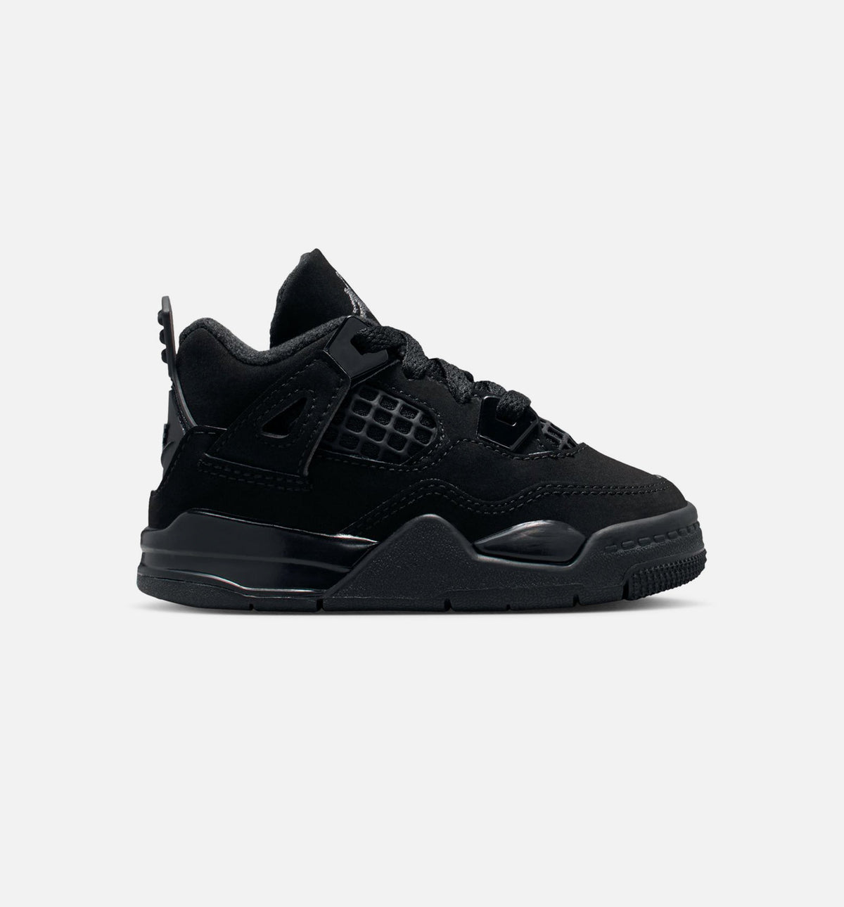 Air Jordan 4 Retro Black Cat Infant & Toddler Shoes - Black/Black/Light Graphite