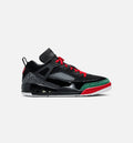 Spizike Low Black and Classic Green Men's Shoes - Black/Classic Green/White/Varsity Red